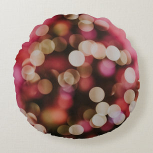 Bokeh Round Cushion