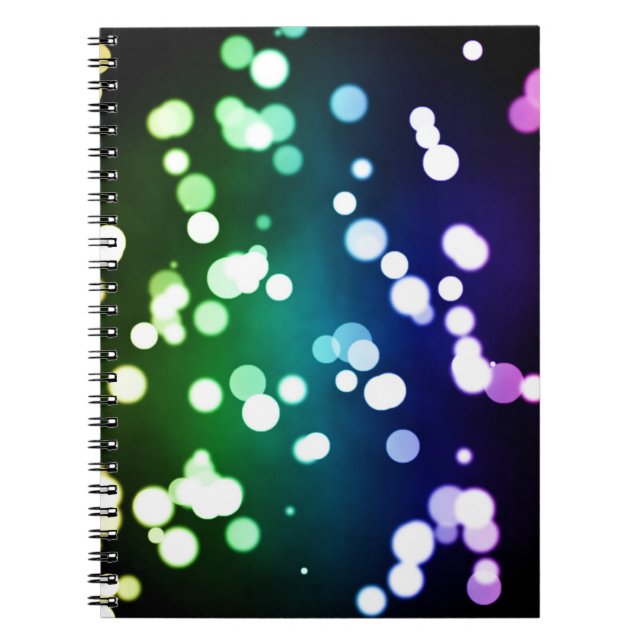Bokeh Spiral Notebook (Front)