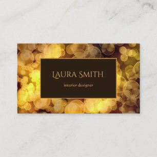 Bokeh Style Gradient Design Business Card