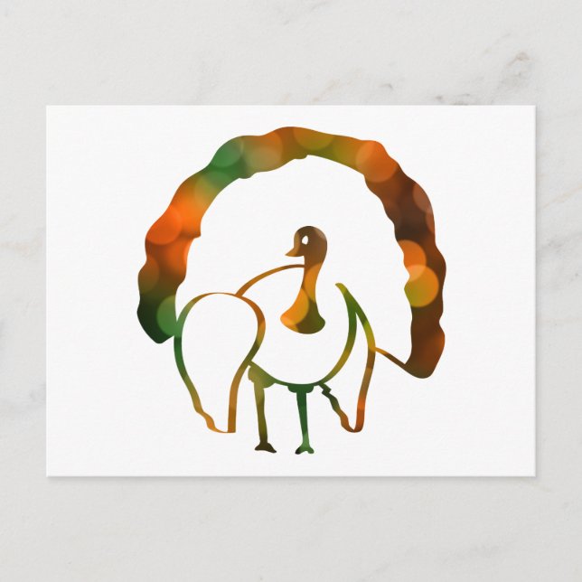 Bokeh Turkey Postcard (Front)