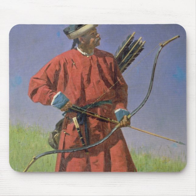 Bokharan Soldier , 1873 Mouse Pad (Front)