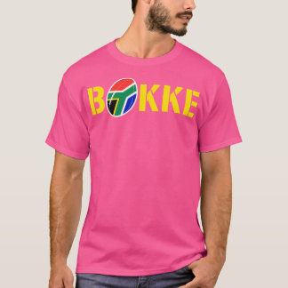 Bokke South Africa Rugby Flag Springboks Fan Gift T-Shirt