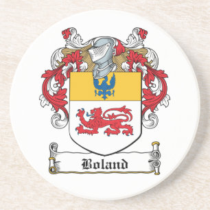 Boland Family Crest Coaster