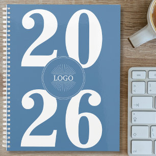 Bold 2026 Logo White Dusty Blue Planner