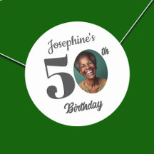 Bold 50th Birthday Party Photo