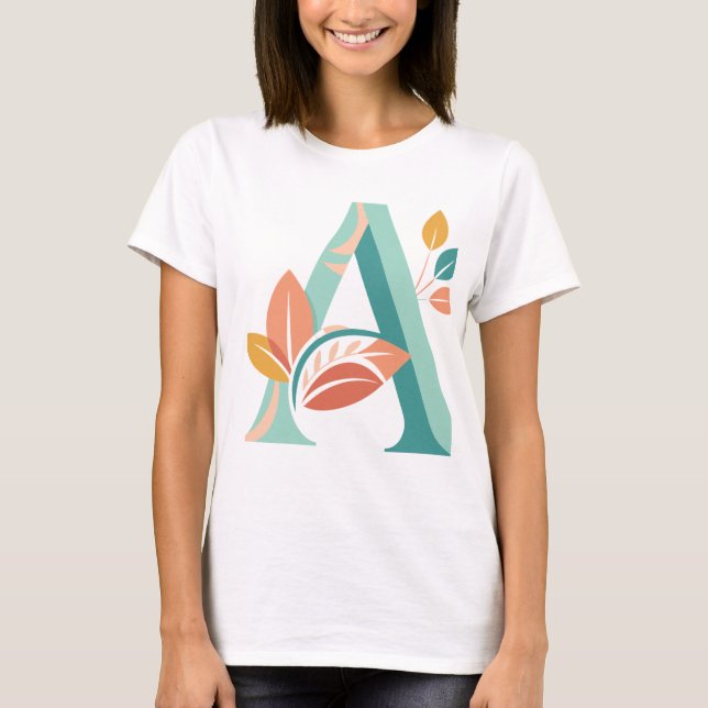 Bold "A" Design T-Shirt – Make a Statement! (Front)