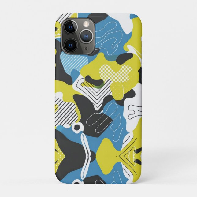 Bold Abstract Camo Pattern Case-Mate iPhone Case (Back)