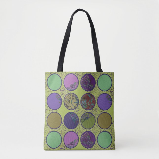 Bold Abstract Circle  Tote Bag (Front)
