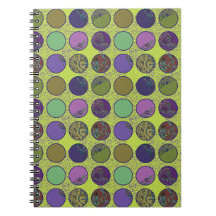 Bold Abstract Circle Tote Bag Notebook