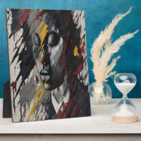 Bold Abstract Expressionist Portrait Modern Art
