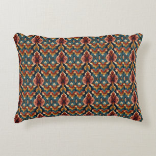 Bold Abstract Floral Pattern Decorative Cushion