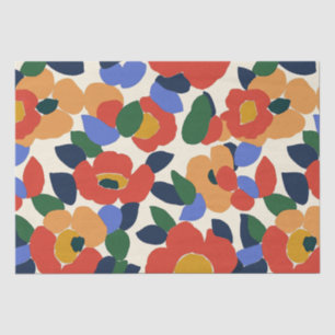 Bold Abstract Floral Pattern Tissue Paper