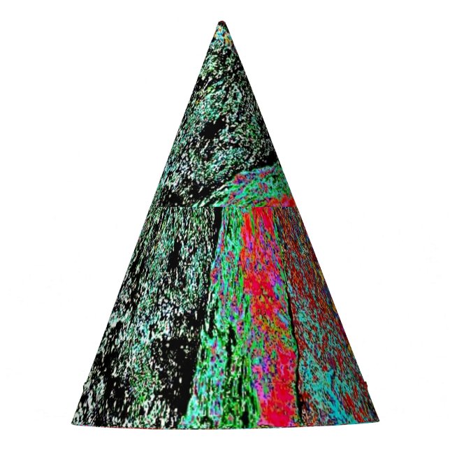 Bold abstract party hat,Lovely collage texture  Hat (Front)