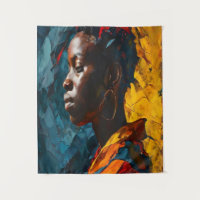 Bold Abstract Portrait Vibrant Expressionism Art