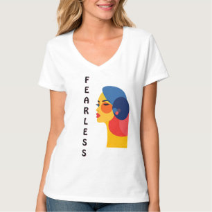 Bold Abstract Woman Profile T-Shirt