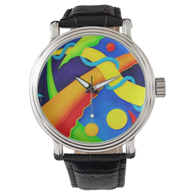 Bold, Abstract Wristwatch (Front)
