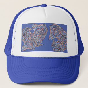 Bold Abstraction Foam Trucker Hat