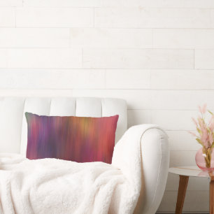 bold accent purple and magenta  artistic design lumbar cushion