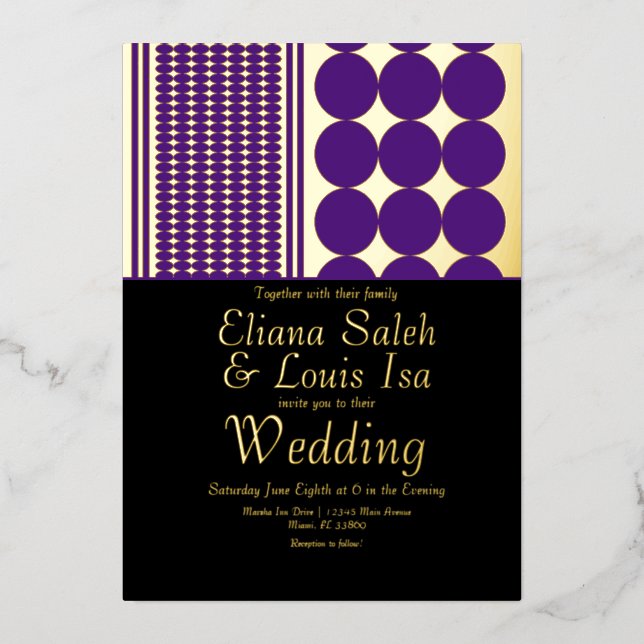 Bold African Ankara Border Wedding Pressed   (Front)