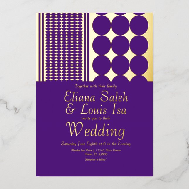 Bold African Ankara Border Wedding Pressed  (Front)