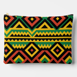 Bold African Print Accessory Pouch