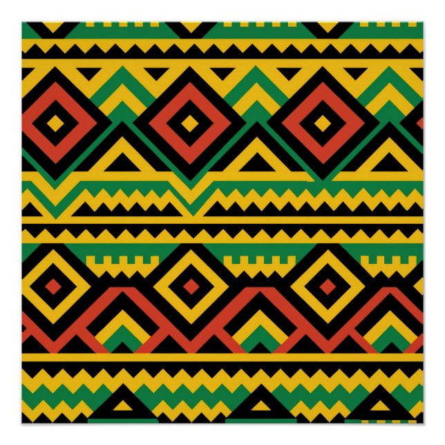 Bold African Print Design (Front)