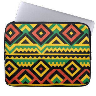 Bold African Print Laptop Sleeve