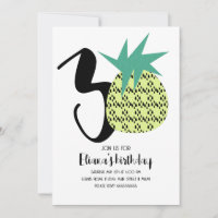Bold Aloha Hawaii Luau 30th Birthday Party