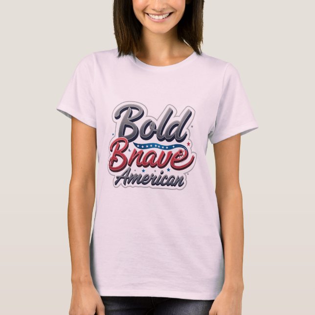 Bold American Statement Tee (Front)