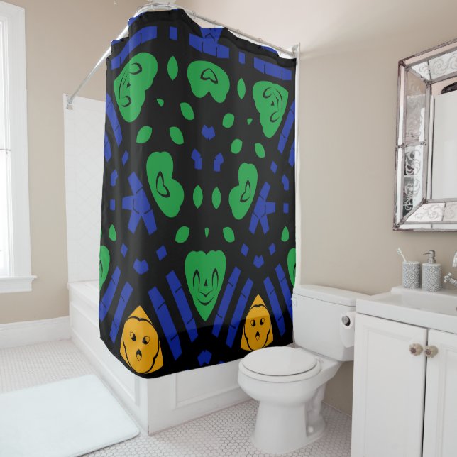 bold and beautiful  shower curtain (In Situ)