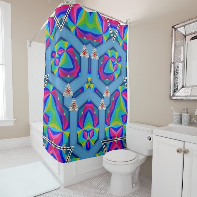 bold and beautiful  shower curtain (In Situ)