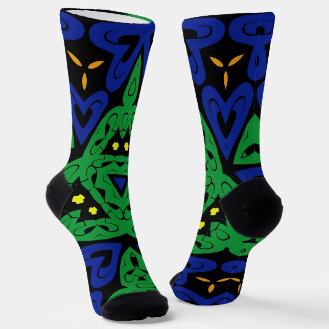 bold and beautiful socks (Angled)