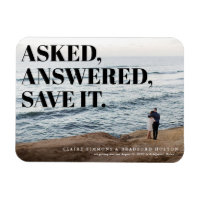 Bold and Cheeky Typographic Wedding Save the Date