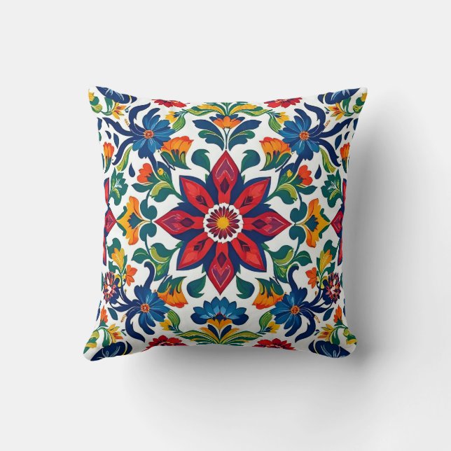 bold and colorful  cushion (Back)