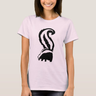 Bold and Cute Skunk Illustration T-Shirt