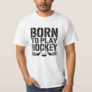 Bold and Funny Ice Hockey Lover Graphics T-Shirt