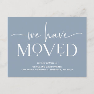 Bold and Modern   Moving Announcement Postcard