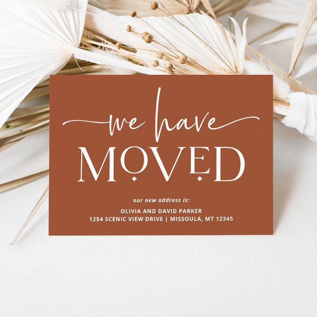 Bold and Modern | Moving Announcement Postcard (Creator Uploaded)