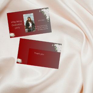 Bold and Sophisticated Design Graduation  Enclosure Card