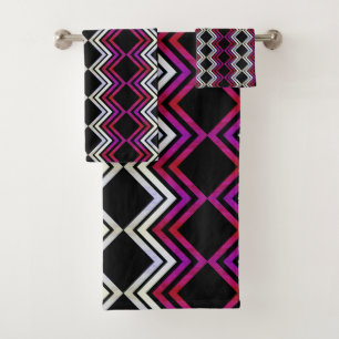 Bold And Stylish Three Piece Bath Towel Set