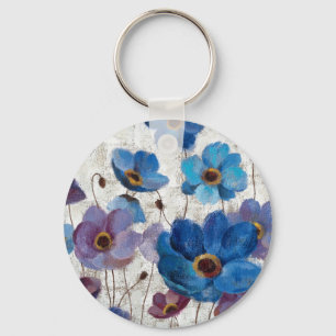 Bold Anemones Key Ring