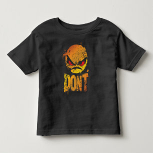Bold Angry Emoji with 'DON'T' Text Toddler T-Shirt