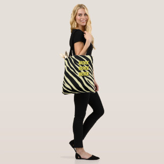 Bold animal print Work & Play fun colour Tote Bag