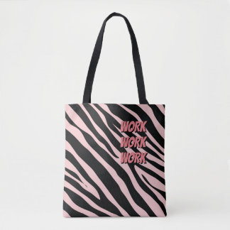 Bold animal print Work & Play fun colour Tote Bag