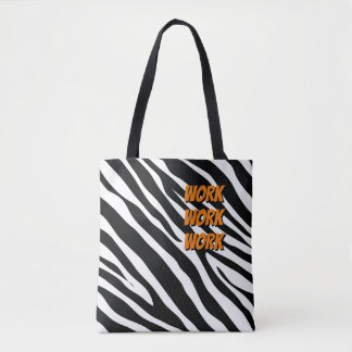 Bold animal print Work & Play fun colour Tote Bag