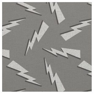 bold arrows modern geometric bolt neutral grey fabric