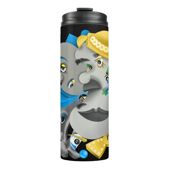Bold & Artistic Thermal Tumbler (Front)
