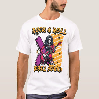 Bold Artwork Design for Modern Rock Music Lovers T-Shirt