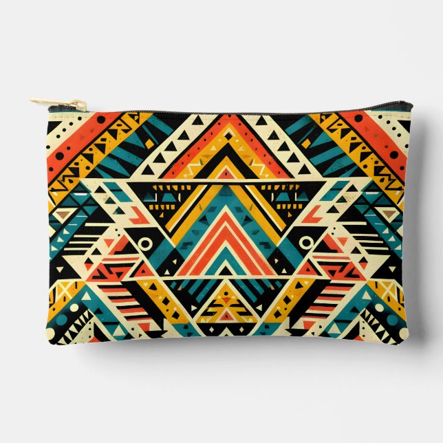 Bold Aztec Adventure  Accessory Pouch (Front)