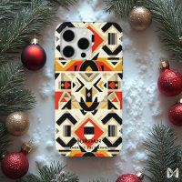 Bold Aztec Geometry – Vibrant Tribal Patterns